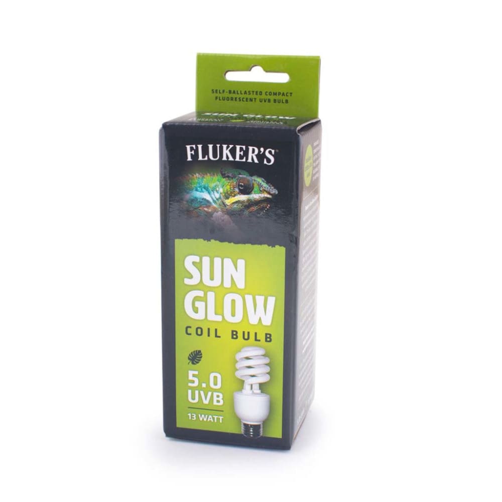 Flukers Sun Glow 5.0 UVB Tropical Fluorescent Bulb White 13 Watt - Pet Supplies - Flukers