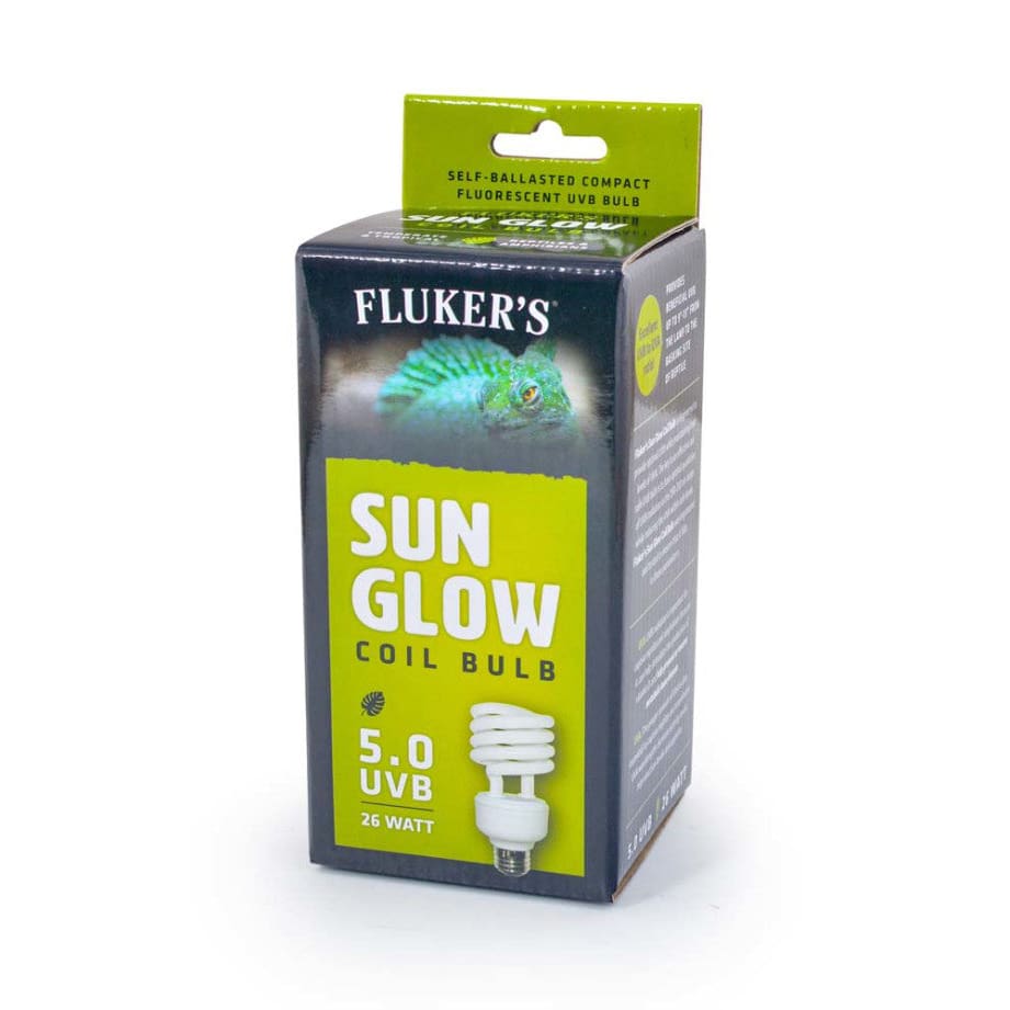 Flukers Sun Glow 5.0 UVB Tropical Fluorescent Bulb White 26 Watt - Pet Supplies - Flukers