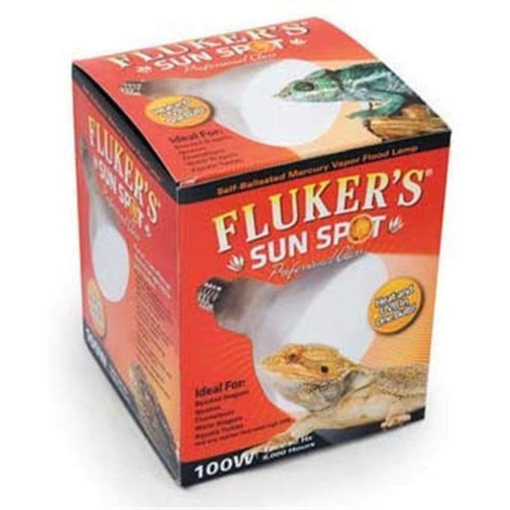 Flukers Sun Spot Mercury Vapor Bulb 100Watt - Pet Supplies - Flukers