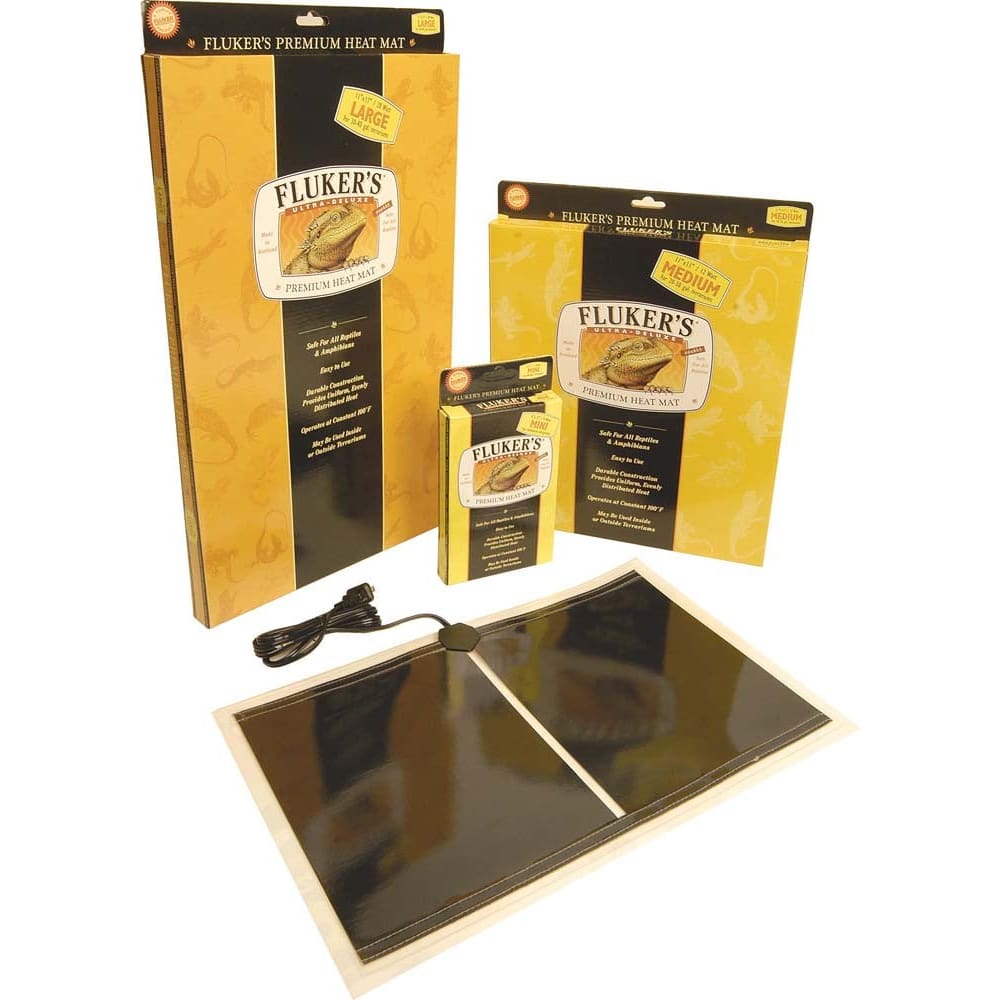 Fluker’s Ultra-Deluxe Premium Heat Mat for Reptiles 11 in x 17 in Large - Pet Supplies - Fluker’s