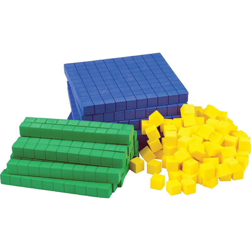 Foam Base Ten Set (Pack of 6) - Base Ten - Teacher Created Resources