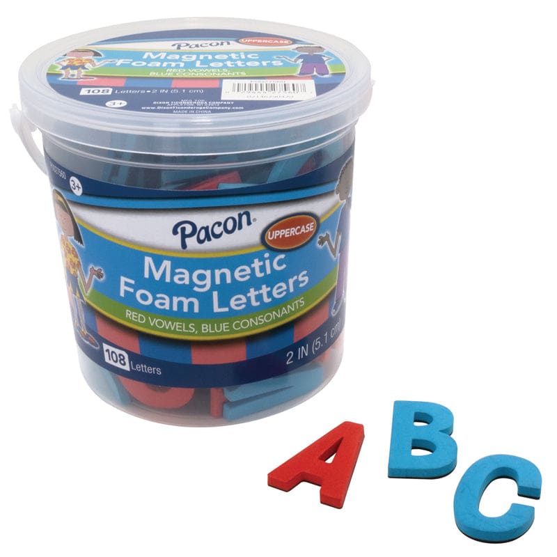 Foam Magnetic Letters 2 Uppercase (Pack of 2) - Magnetic Letters - Dixon Ticonderoga Co - Pacon