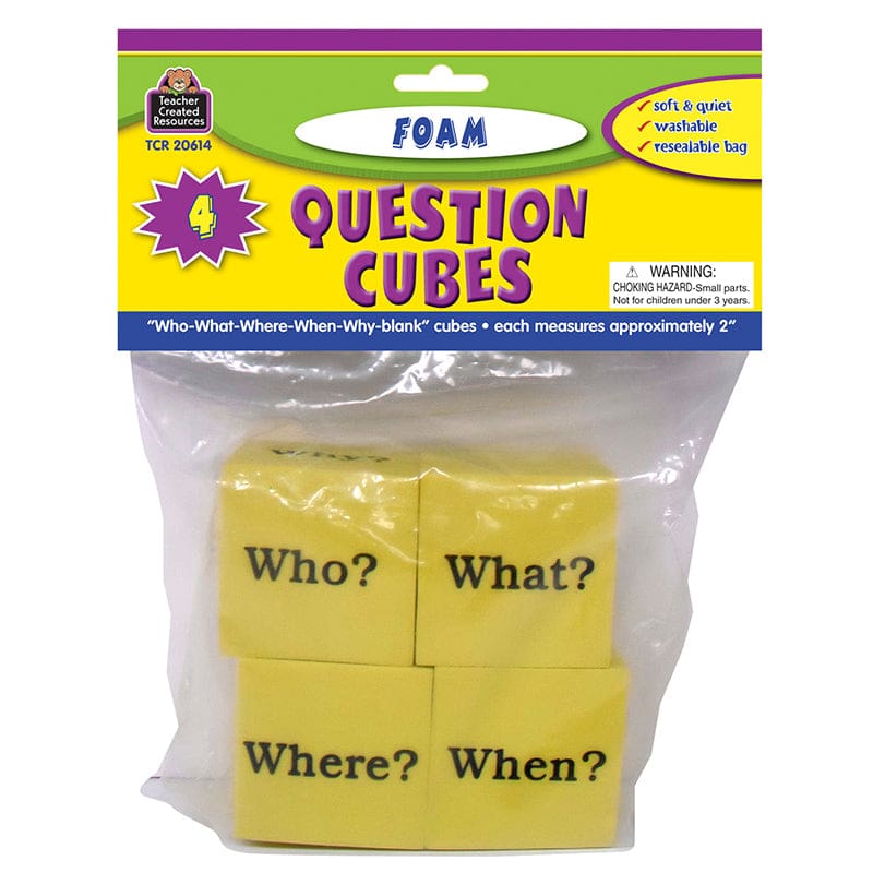 Foam Question Cubes (Pack of 8) - Activities - Teacher Created Resources