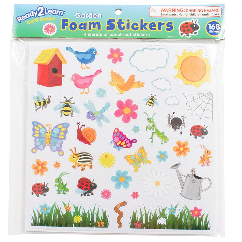 Foam Stickers - Garden (Pack of 6) - Stickers - Learning Advantage
