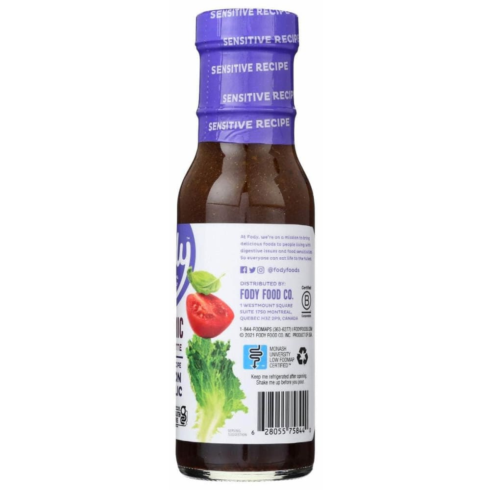 FODY FOODS CO Grocery > Salad Dressings FODY FOODS CO: Balsamic Vinaigrette Dressing, 8 fo