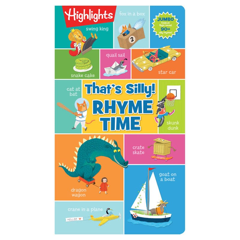 Foldout-Fun Pzzle Books Thats Silly Rhyme Time Highlights (Pack of 6) - Phonics - Highlights For Children