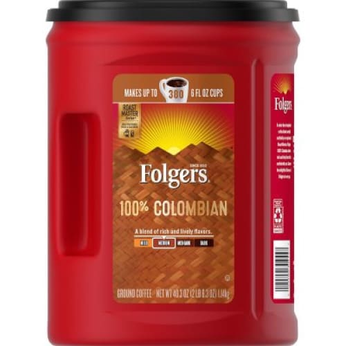Folgers 100% Medium Roast Ground Colombian Coffee (40.3 oz.) - Folgers