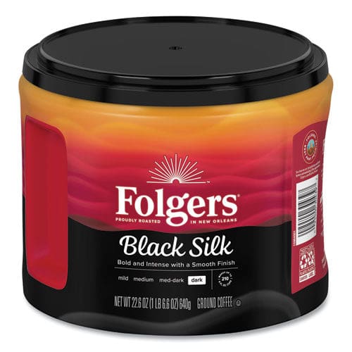 Folgers Coffee Black Silk 22.6 Oz Canister - Food Service - Folgers®