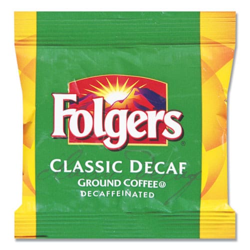 Folgers Coffee Classic Roast Decaf 0.9 Oz Bag 36/carton - Food Service - Folgers®