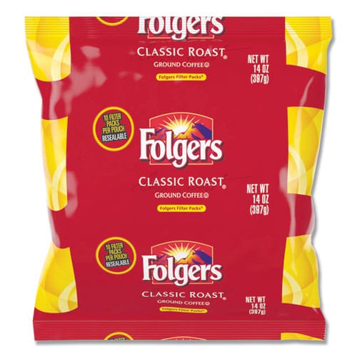 Folgers Coffee Filter Packs Classic Roast 1.4 Oz Pack 40/carton - Food Service - Folgers®