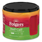Folgers Coffee Half Caff 22.6 Oz Canister 6/carton - Food Service - Folgers®