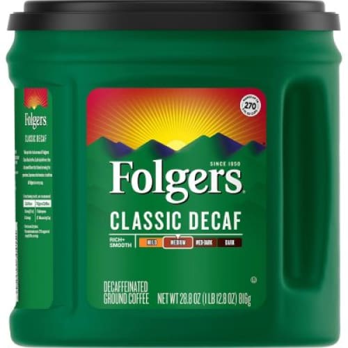 Folgers Decaffeinated Classic Roast Coffee (28.8 oz.) - Folgers