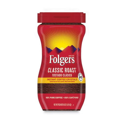 Folgers Instant Coffee Crystals Classic Roast 16oz Jar - Food Service - Folgers®