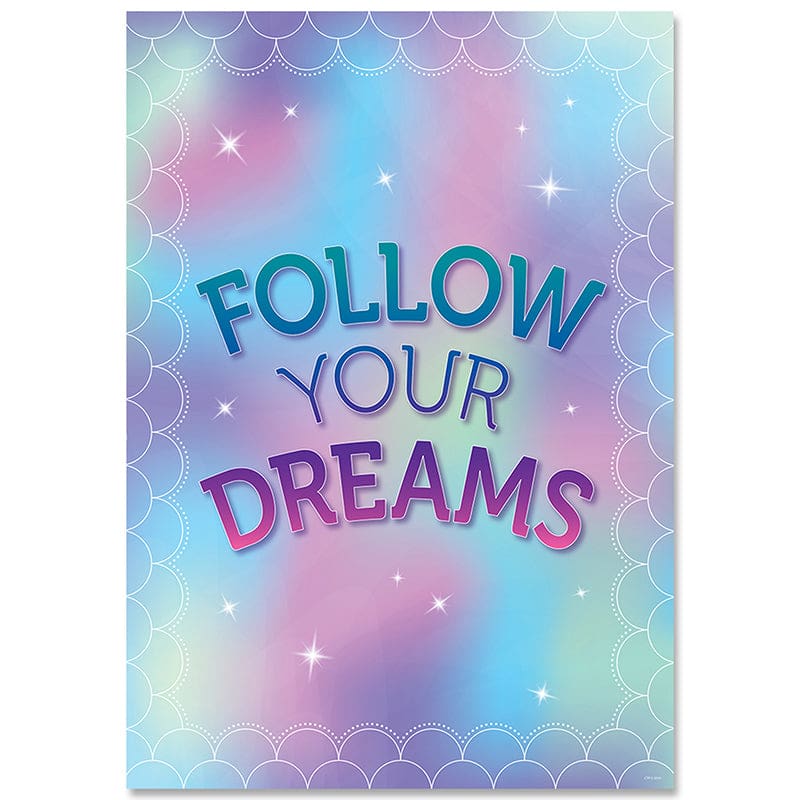 Follow Your Dreams Mystical Magical Inspire U Poster (Pack of 12) - Motivational - Creative Teaching Press