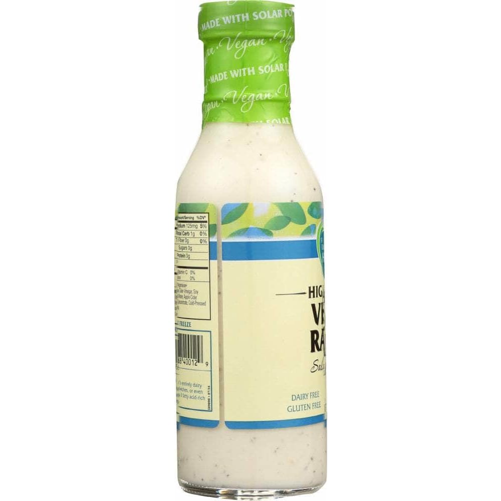 FOLLOW YOUR HEART Grocery > Refrigerated FOLLOW YOUR HEART: High Omega Vegan Ranch Salad Dressing, 12 Oz