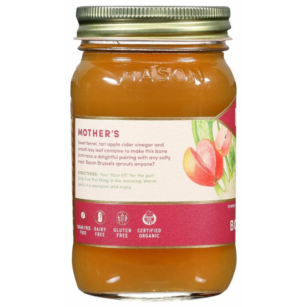 FOND BONE BROTH Fond Bone Broth Chicken Bone Broth Fennel Apple Cider Vinegar 14 Oz