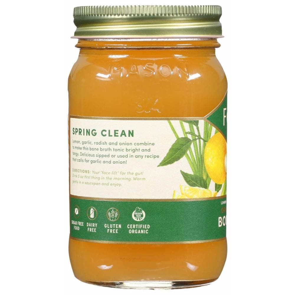 FOND BONE BROTH Fond Bone Broth Chicken Bone Broth Lemon Radish, 14 Oz