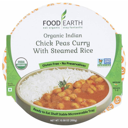 FOOD EARTH FOOD EARTH Entree Chickpea Crry Rice, 10.58 oz