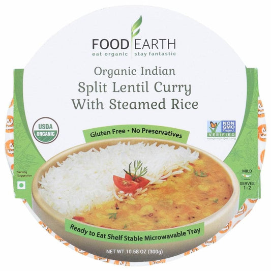FOOD EARTH FOOD EARTH Entree Lentil Curry Rice, 10.58 oz