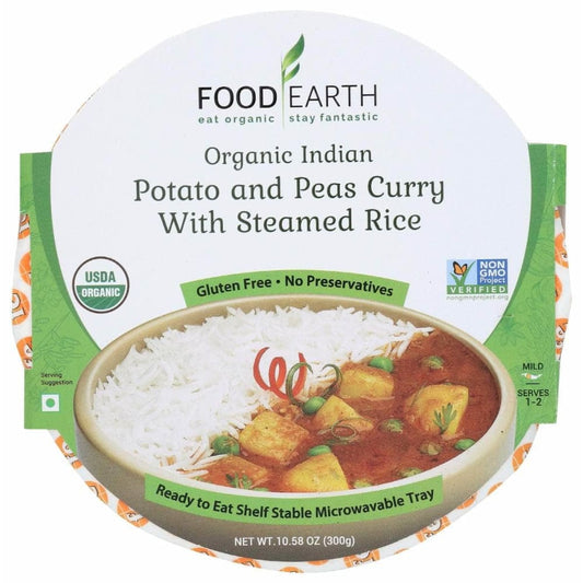 FOOD EARTH FOOD EARTH Entree Ptato Pea Rice, 10.58 oz