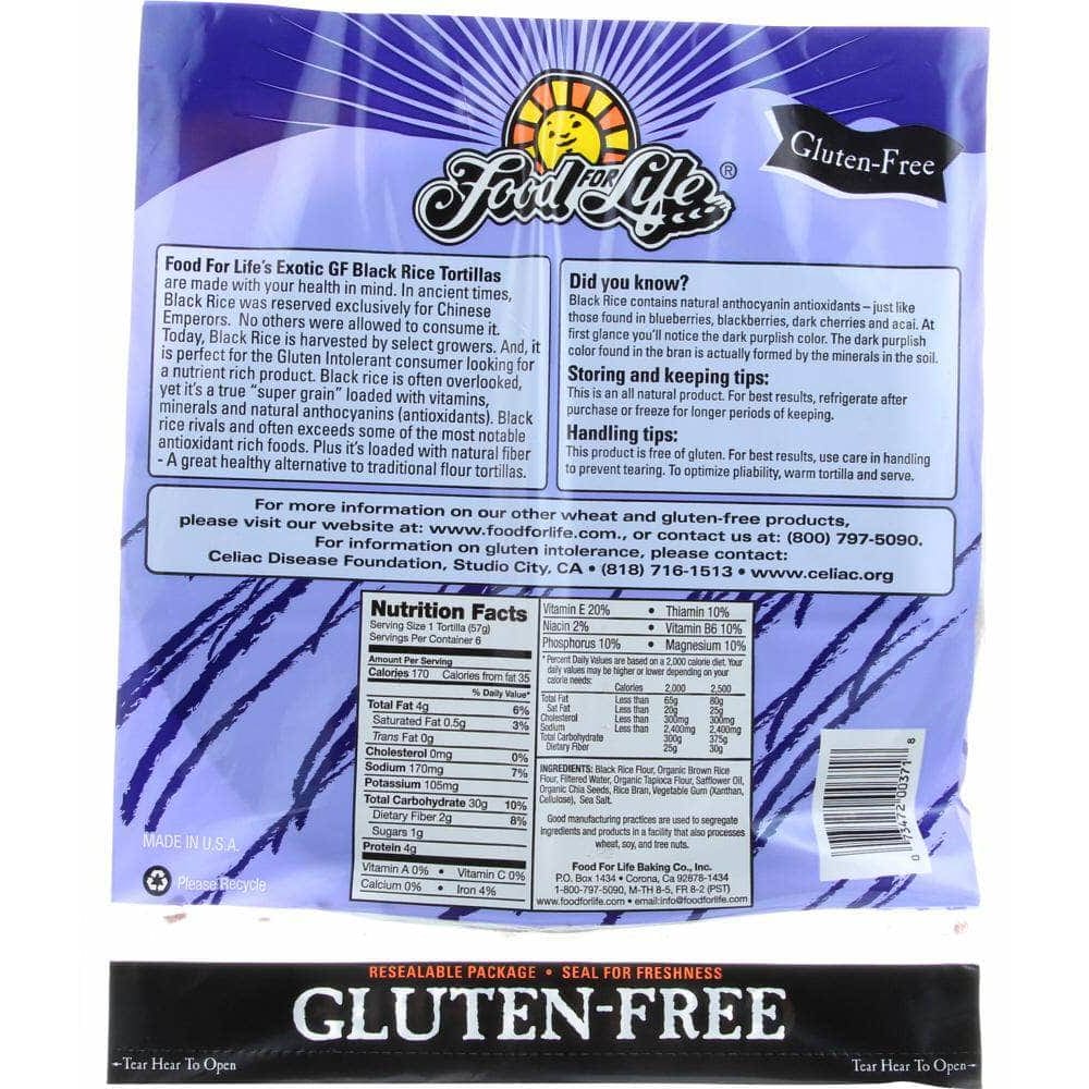 Food For Life Food For Life Black Rice Tortillas, 12 oz