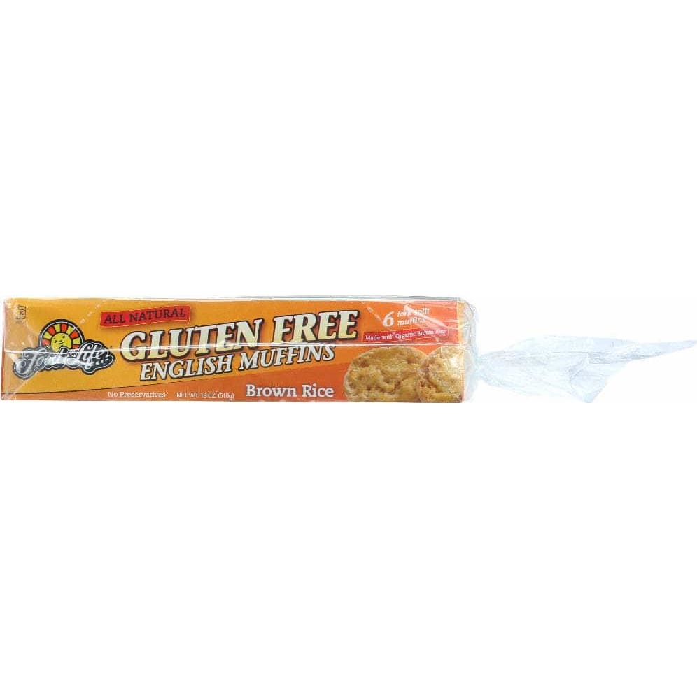 Food For Life Food For Life Gluten Free English Muffins Brown Rice, 18 oz