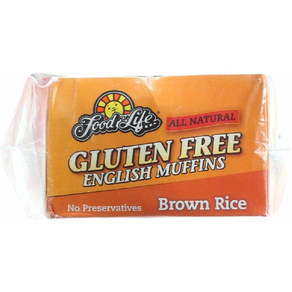 Food For Life Food For Life Gluten Free English Muffins Brown Rice, 18 oz