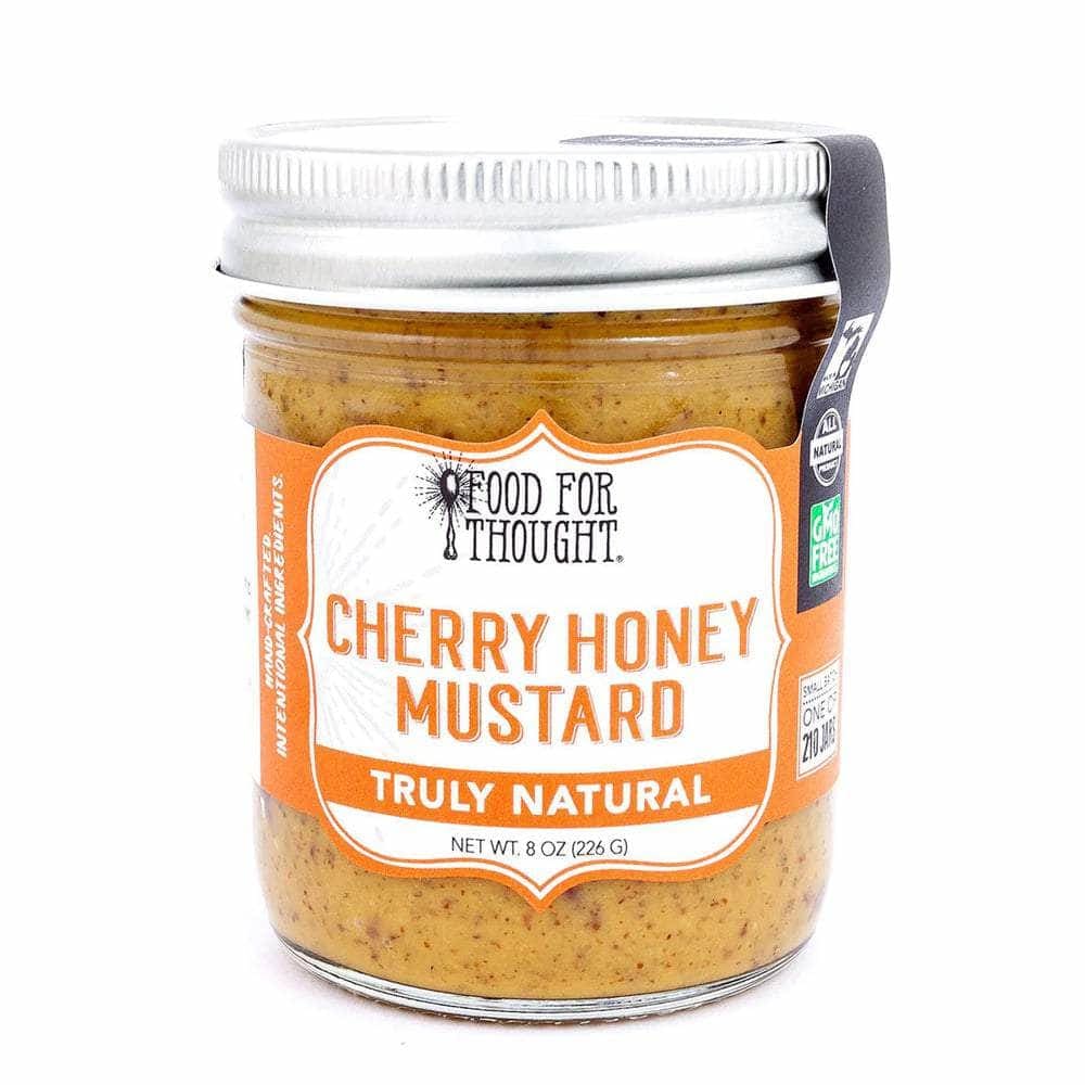 FOOD FOR THOUGHT Grocery > Pantry > Condiments FOOD FOR THOUGHT: Truly Natural Cherry Honey Mustard, 8 fo