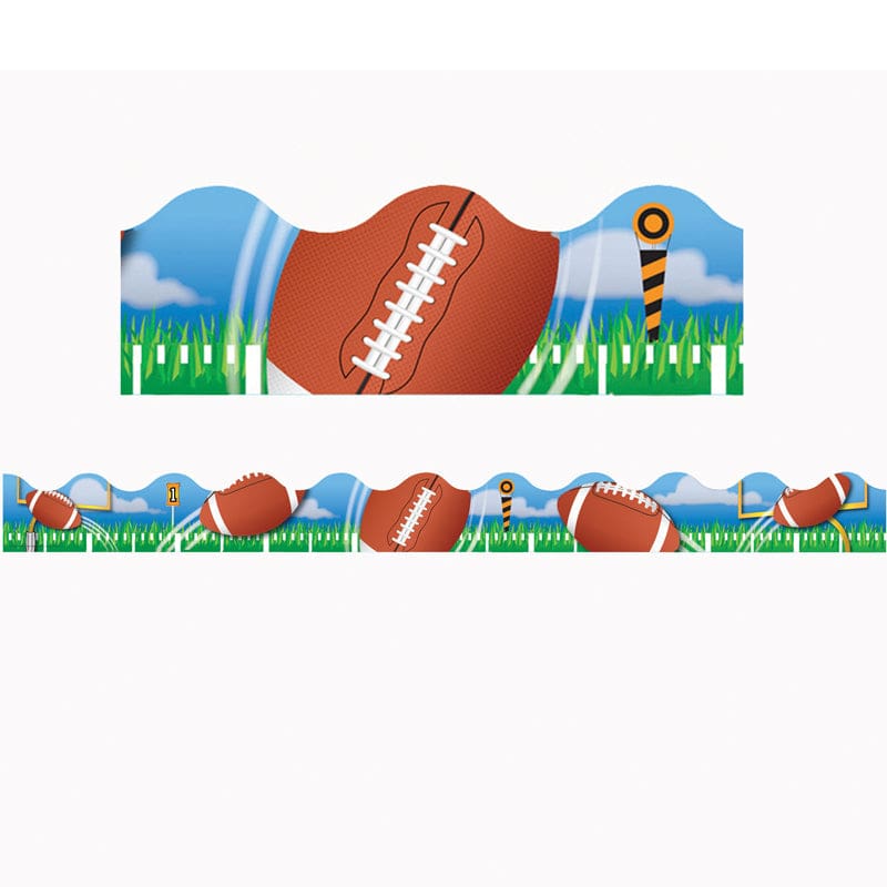 Football Deco Trim (Pack of 12) - Border/Trimmer - Eureka