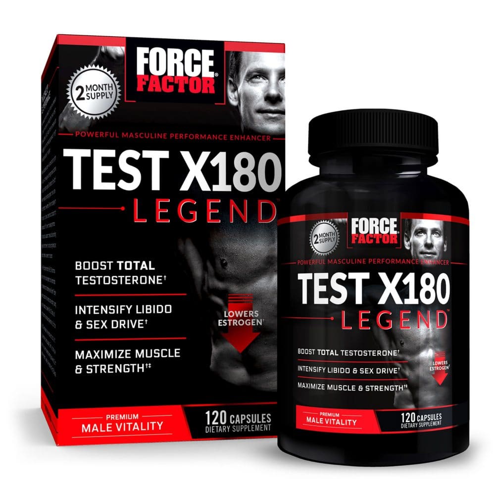 Force Factor Test X180 Legend Testosterone Booster (120 ct.) - Supplements - Force Factor