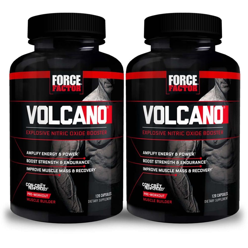 Force Factor VolcaNO Nitric Oxide Booster (120 ct. 2 pk.) - Supplements - Force Factor