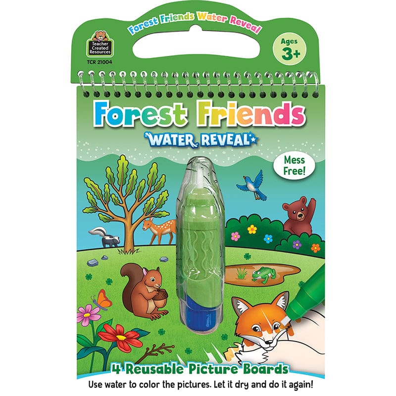 Forest Friends Water Reveal (Pack of 10) - Art & Craft Kits - Teacher Created Resources