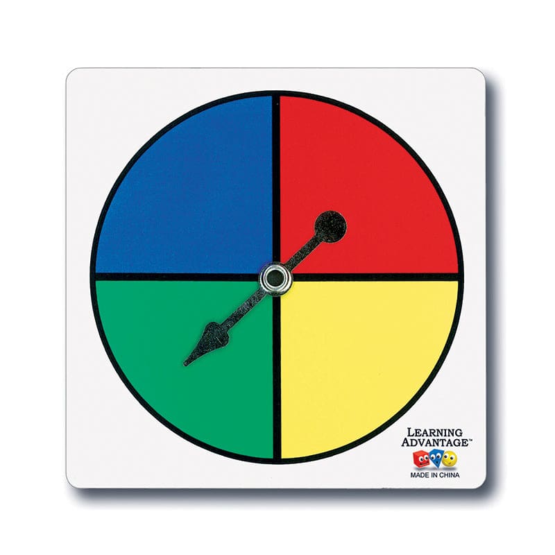Four-Color Spinners (Pack of 6) - Probability - Learning Advantage