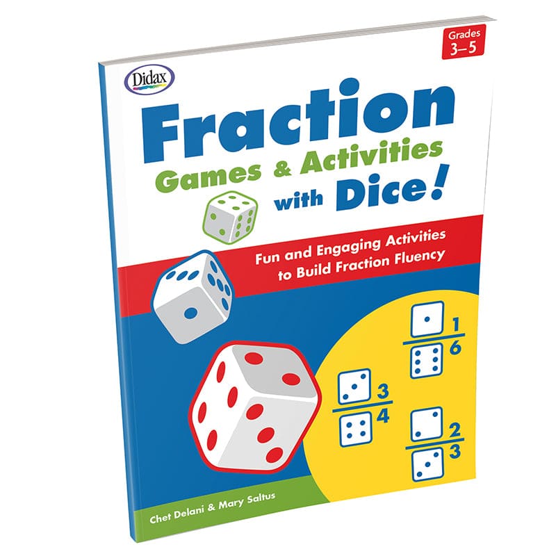 Fraction Games & Activities with Dice (Pack of 2) - Math - Didax