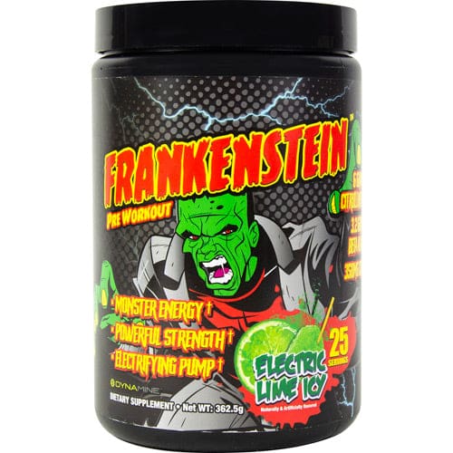 Frankenstein Energy Frankenstein Pre Workout Electric Lime Icy 25 servings - Frankenstein Energy