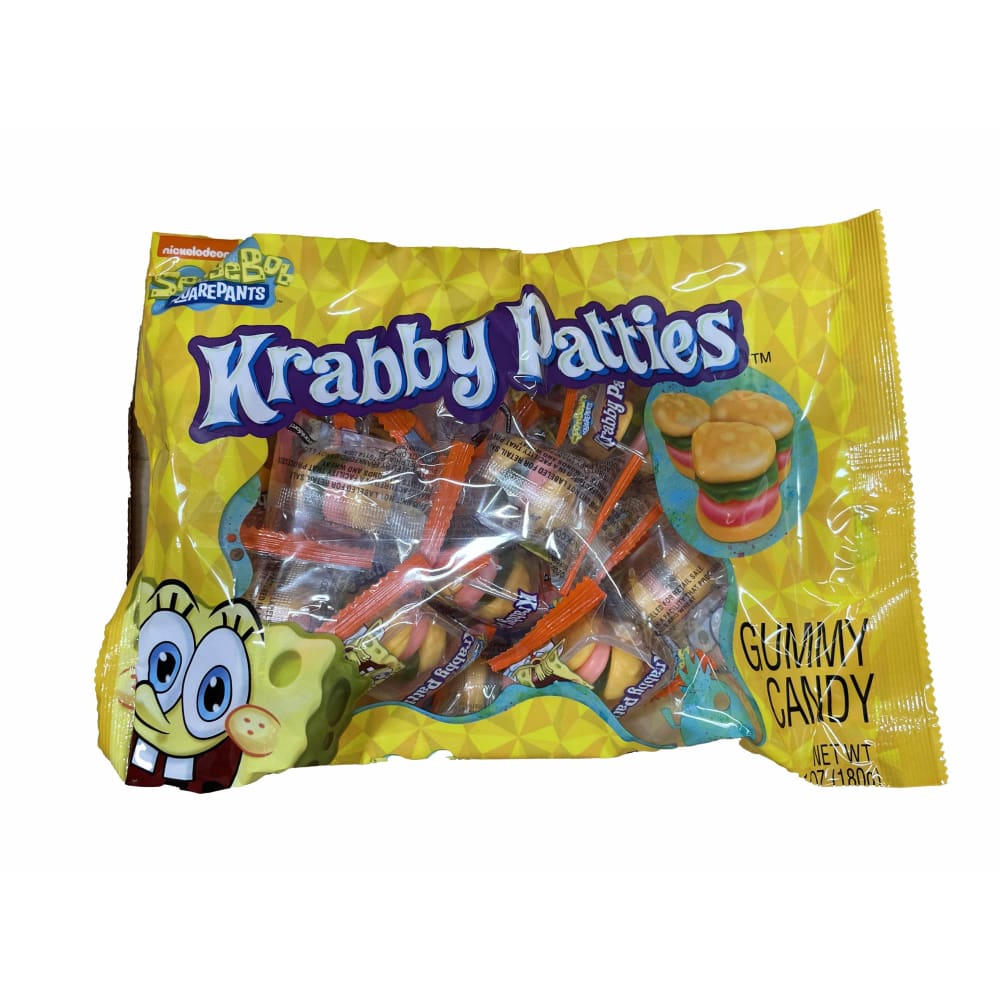 Krabby Patty Frankford Gummy Krabby Patties Candy Halloween Bag 6.34 Ounces
