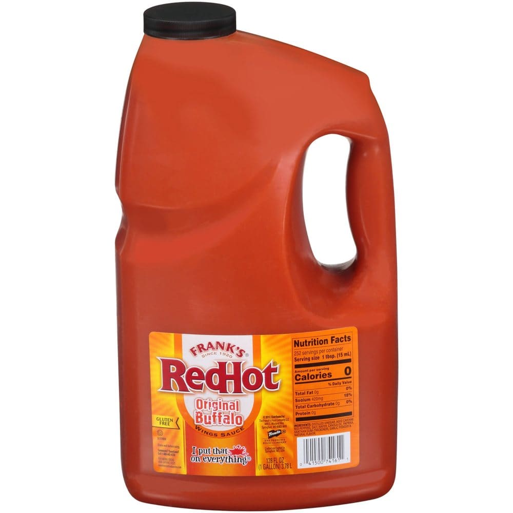 Frank’s RedHot Original Buffalo Wing Sauce (1 gal.) - Condiments Oils & Sauces - Frank’s RedHot