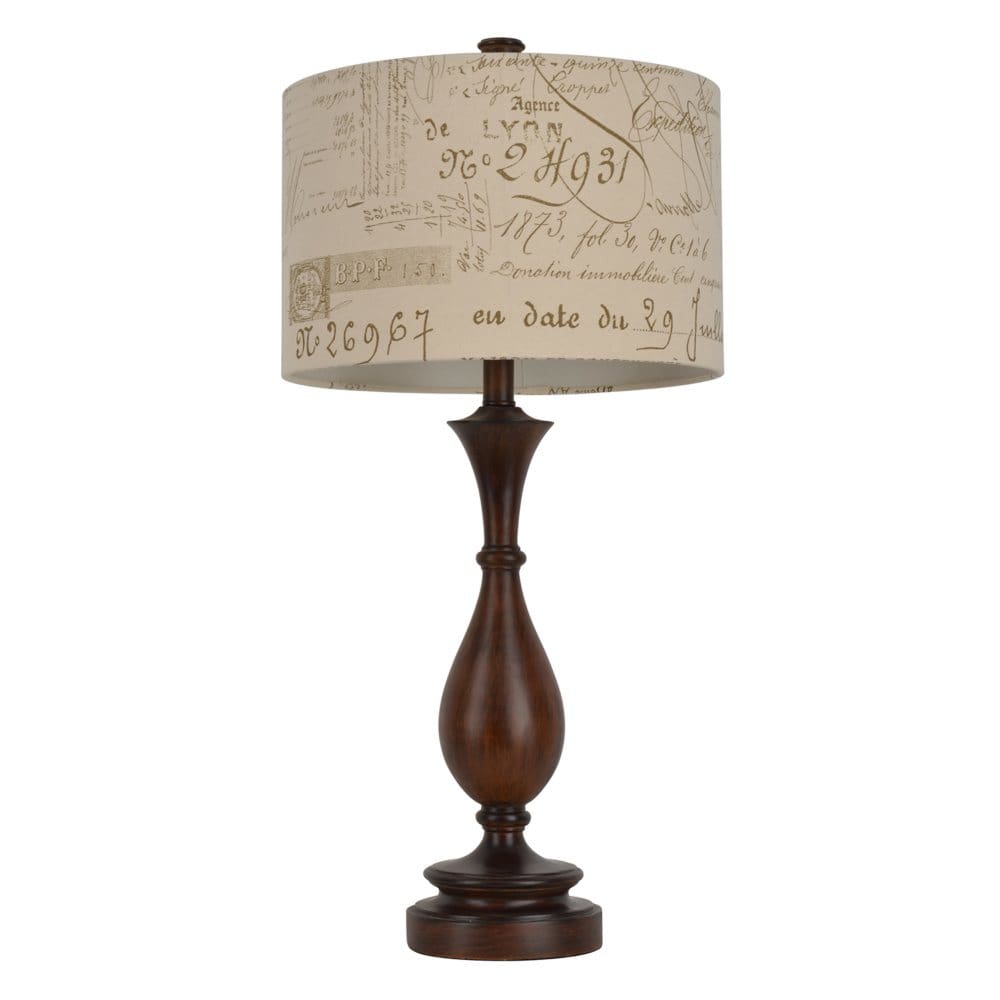 French Script Table Lamp - Lamps - French