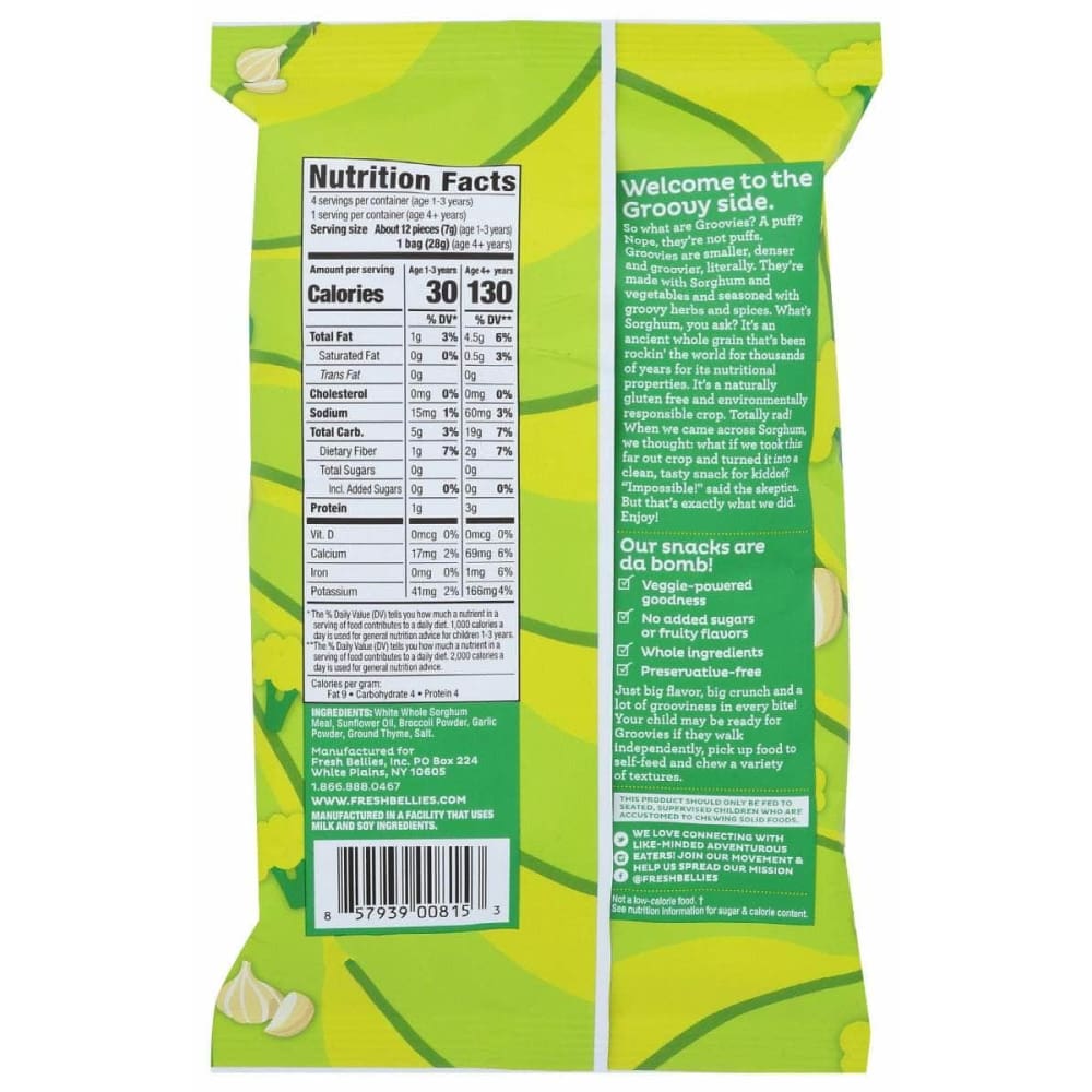 FRESH BELLIES Fresh Bellies Baby Food Broc N Roll, 1 Oz