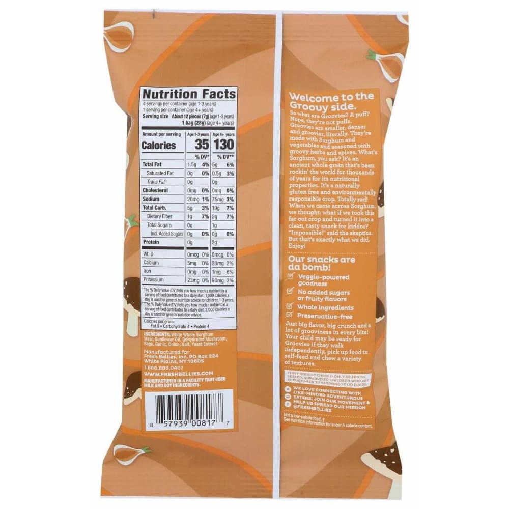 FRESH BELLIES Fresh Bellies Baby Food Shroomtastic, 1 Oz