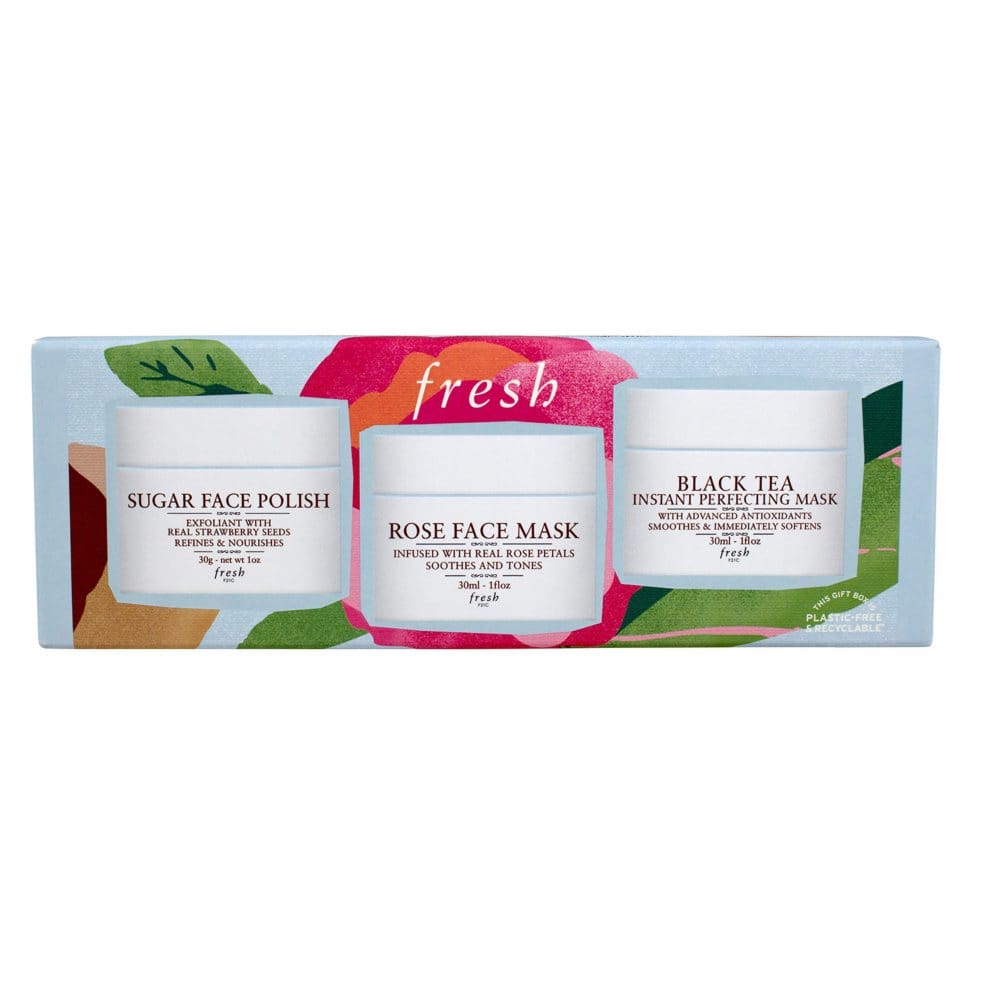 Fresh Face Mask Essentials Gift Set (1.0 fl. oz. 2 pk. + 1 - 1.0 oz.) - Skin Care - Fresh Face