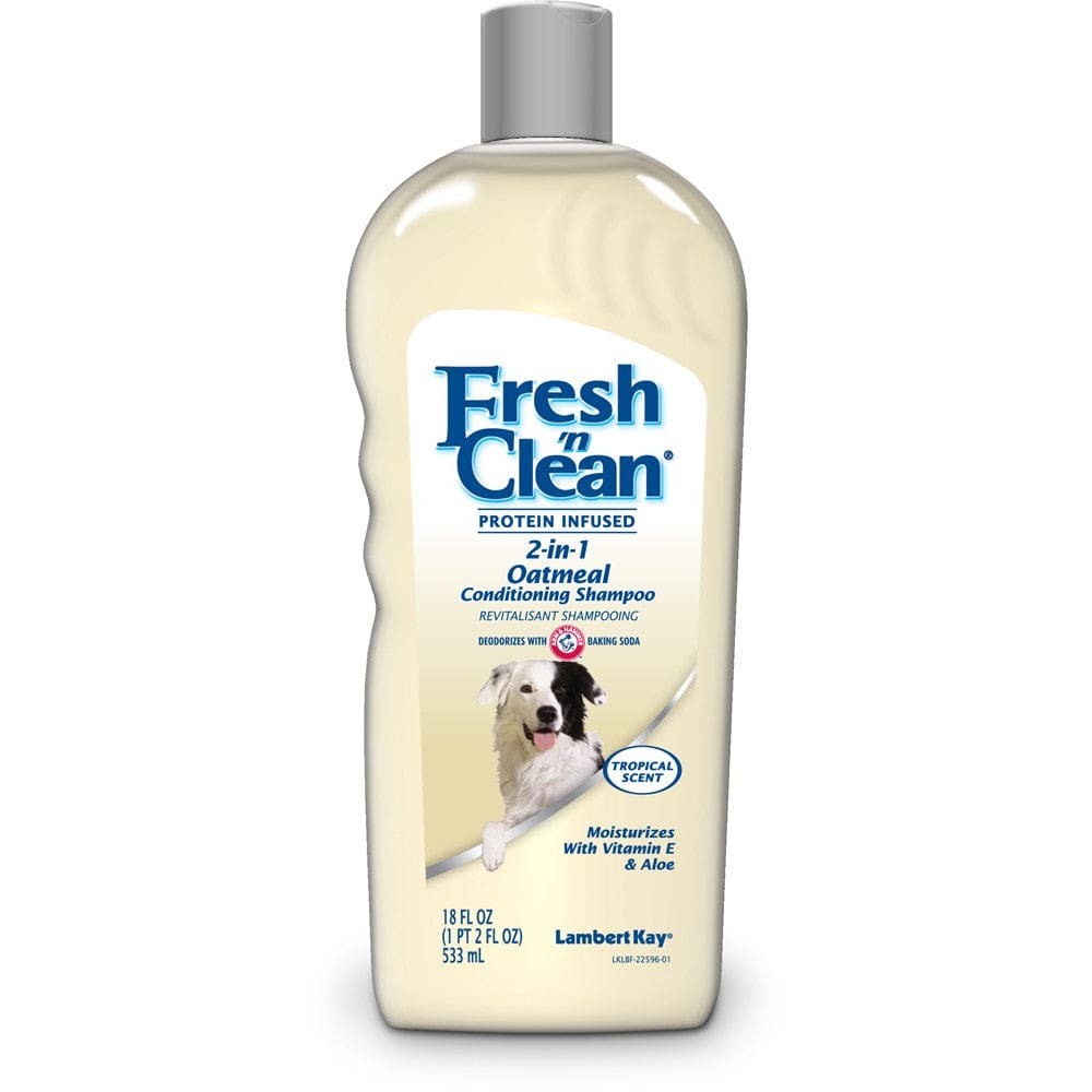 Fresh N Clean 2in1 Conditioning Shampoo Oatmeal W/Baking Soda Tropical 18 fl. oz - Pet Supplies - Fresh N Clean