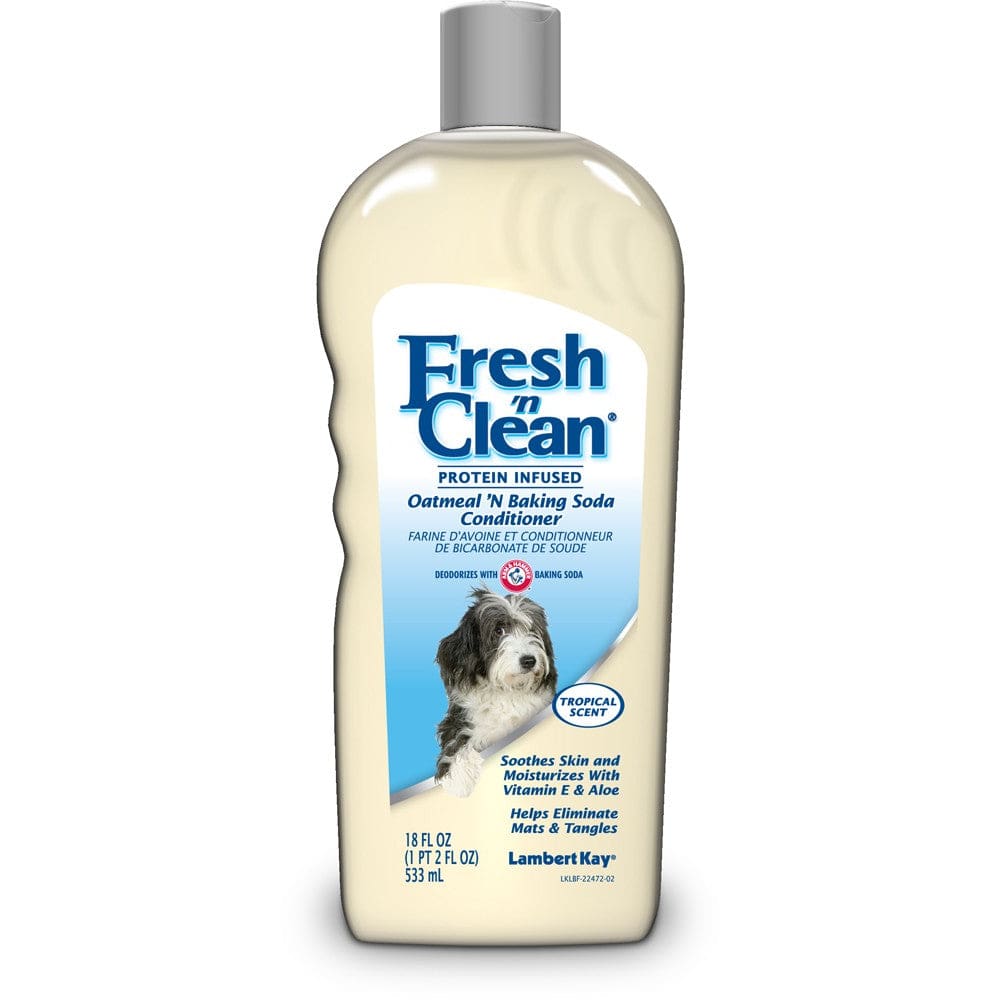 Fresh N Clean Protein Infused Oatmeal N Baking Soda Conditioner 18 fl. oz - Pet Supplies - Fresh N Clean