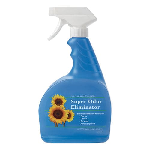 Fresh Products Super Odor Eliminator 32 Oz Spray Bottle 6/carton - Janitorial & Sanitation - Fresh Products