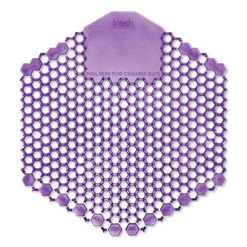 Fresh Products The Wave Urinal Deodorizer Urinal Screens Fabulous Scent 58 G Purple 10/box 6 Boxes/carton - Janitorial & Sanitation - Fresh