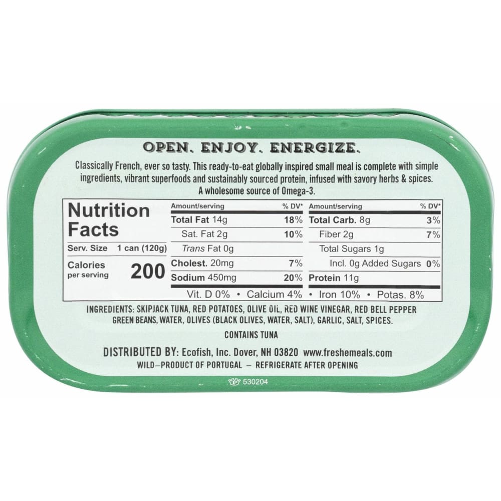 FRESHE Grocery > Pantry > Meat Poultry & Seafood FRESHE: Provence Nicoise Tuna, 4.25 oz