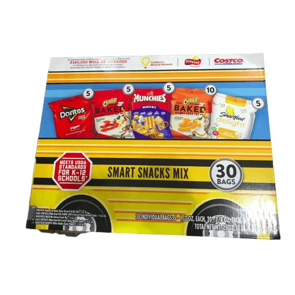 Frito Lay Smart Snacks Bus, 30 Count - ShelHealth.Com