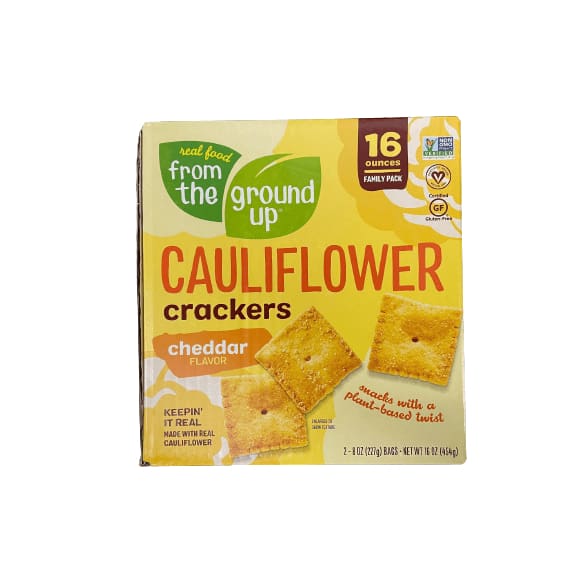 From The Ground Up From The Ground Up Cauliflower Cheddar Crackers, 16 oz.
