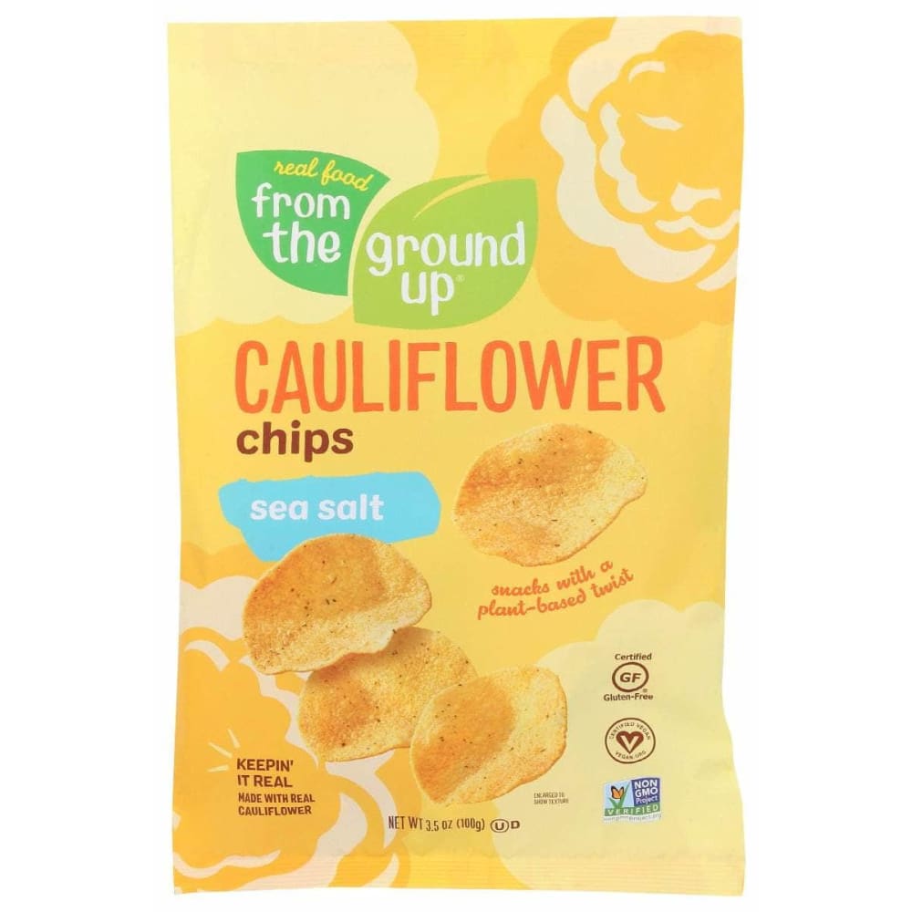 FROM THE GROUND UP From The Ground Up Cauliflower Chip Sea Salt, 3.5 Oz