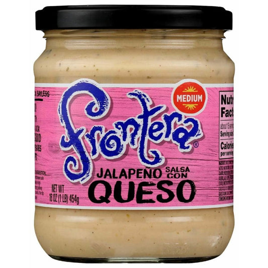 FRONTERA FRONTERA Salsa Jalapeno Con Queso, 16 oz